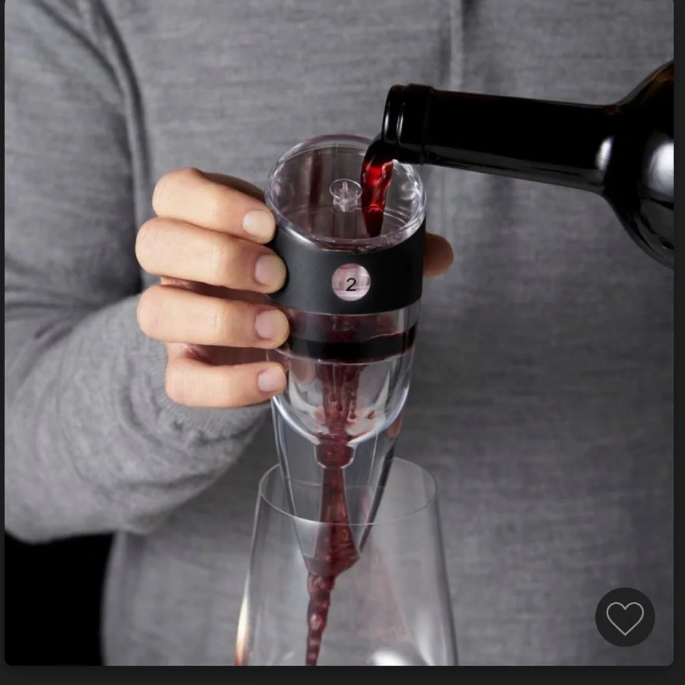 NWT Decanter; Alchemi by Viski Adjustable Wine Aerator with Stand